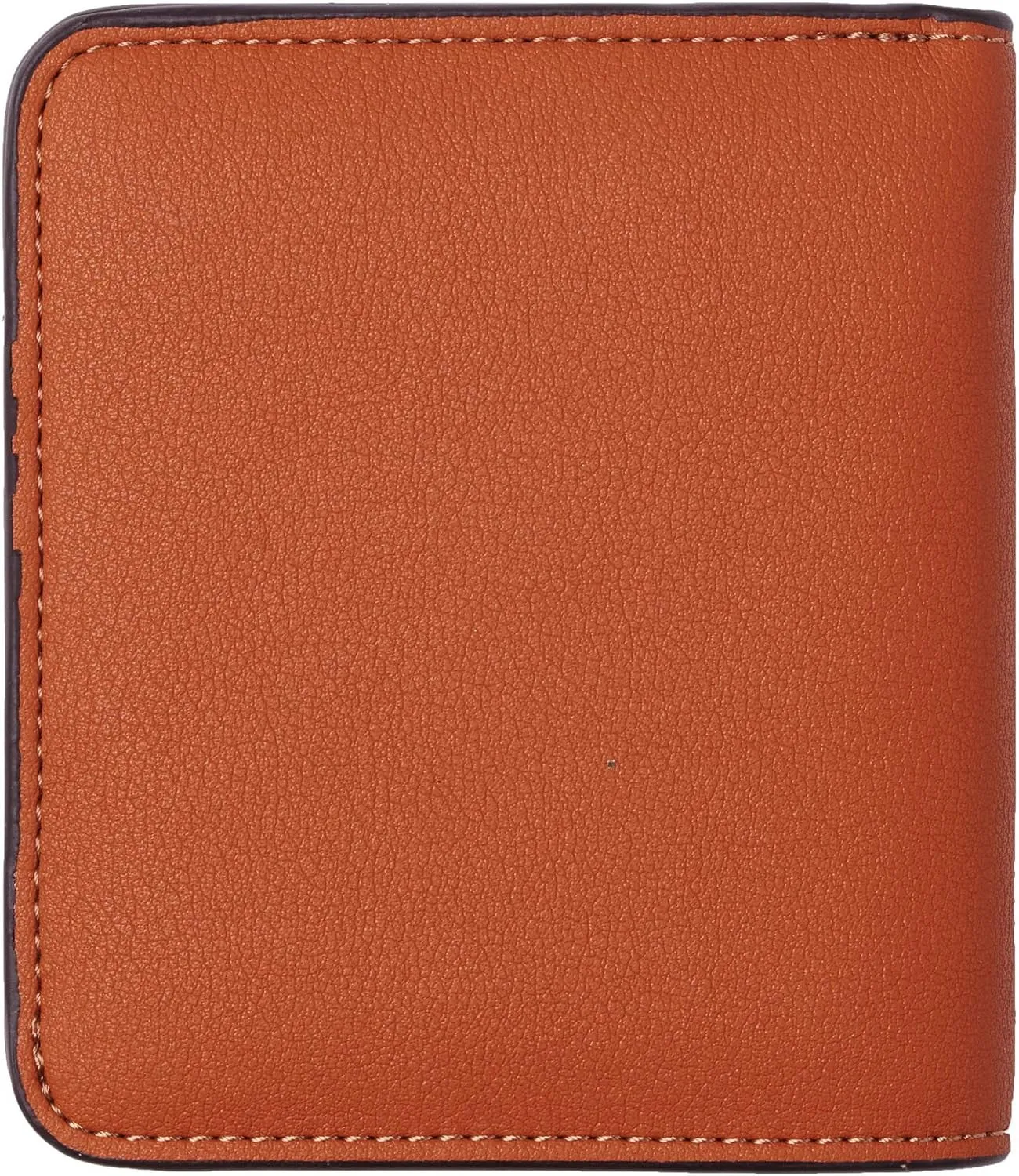 Women's Rfid Blocking Bifold Leather Wallet, Small Zipper Coin Purse with ID Window