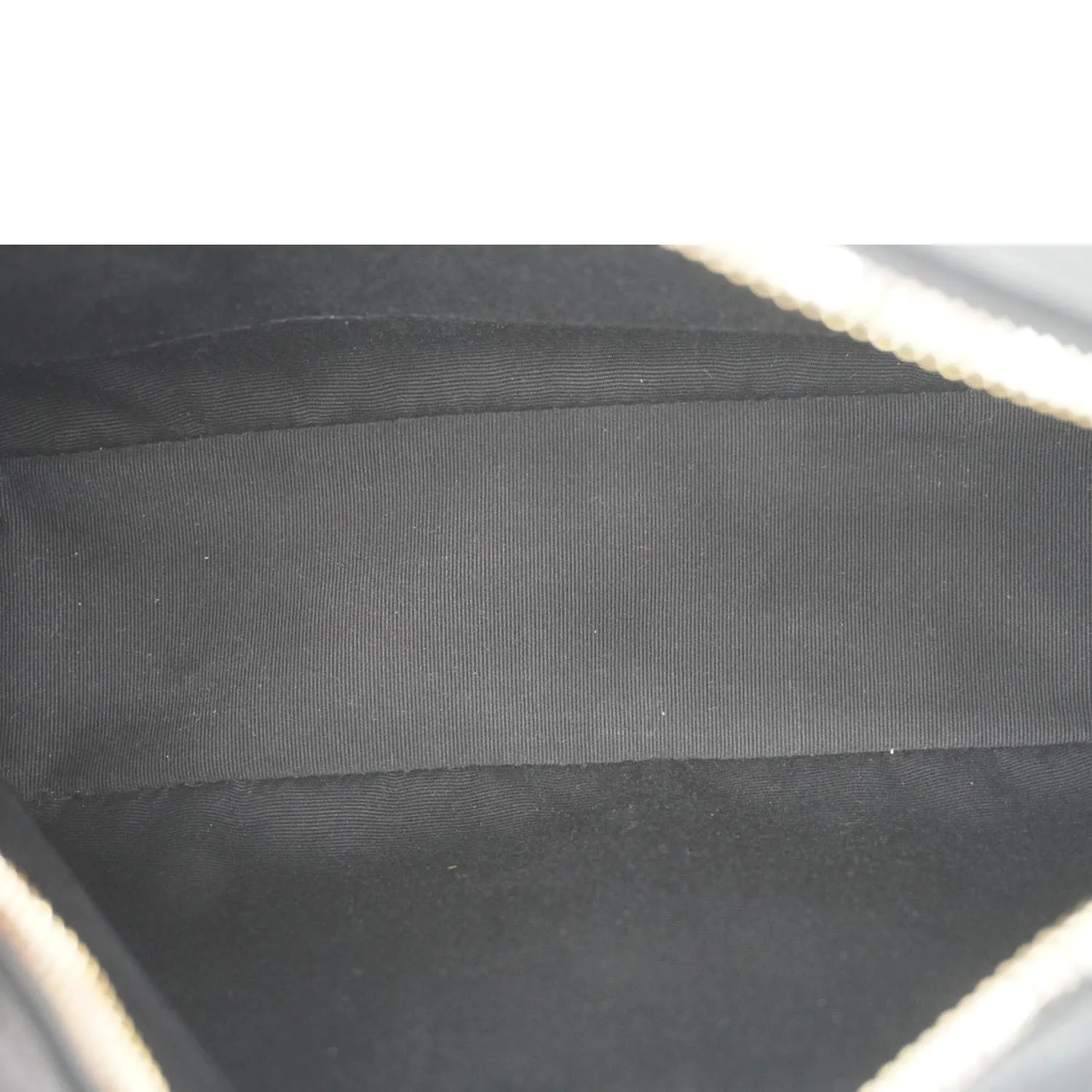 YVES SAINT LAURENT Lou Grained Leather Camera Crossbody Bag Black
