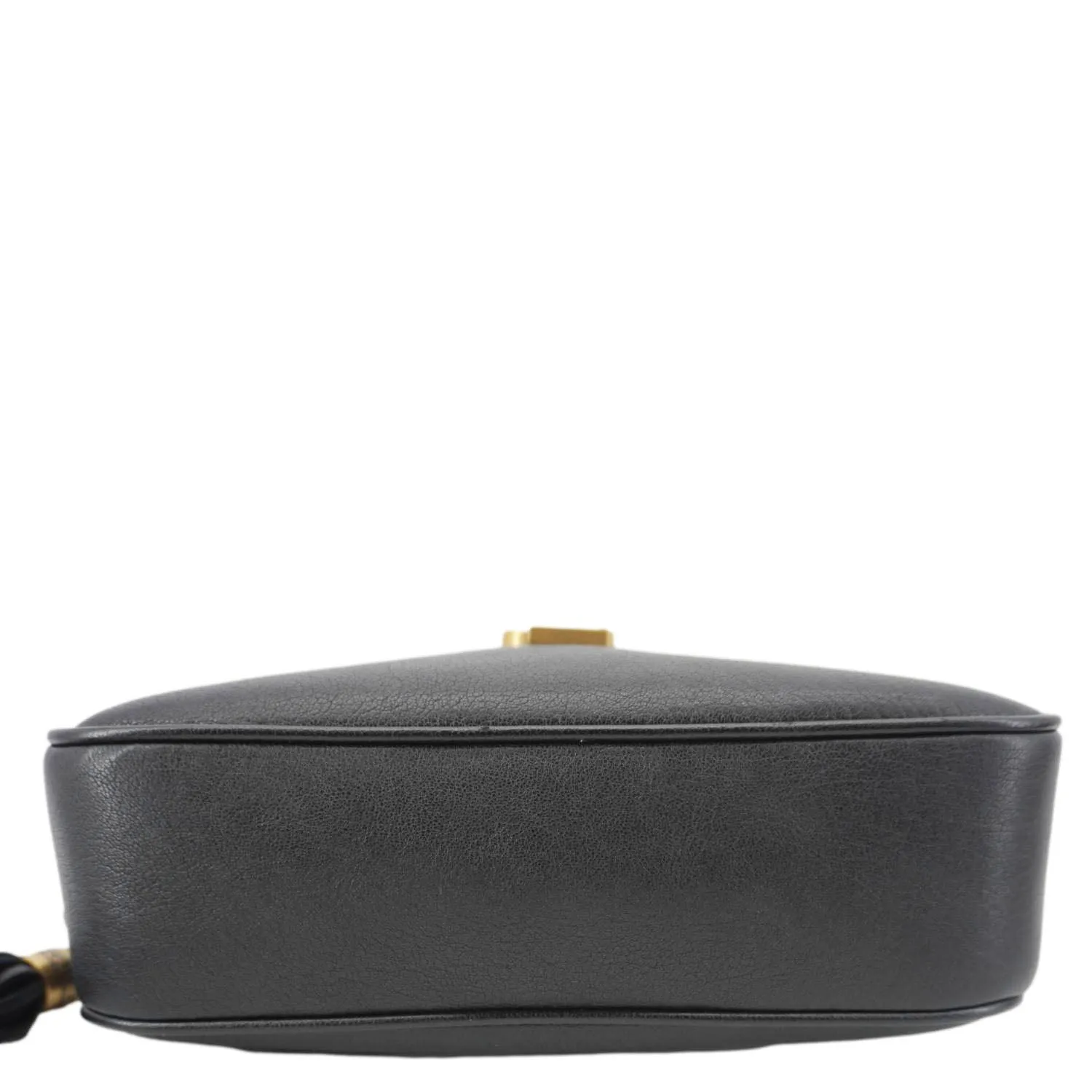 YVES SAINT LAURENT Lou Grained Leather Camera Crossbody Bag Black